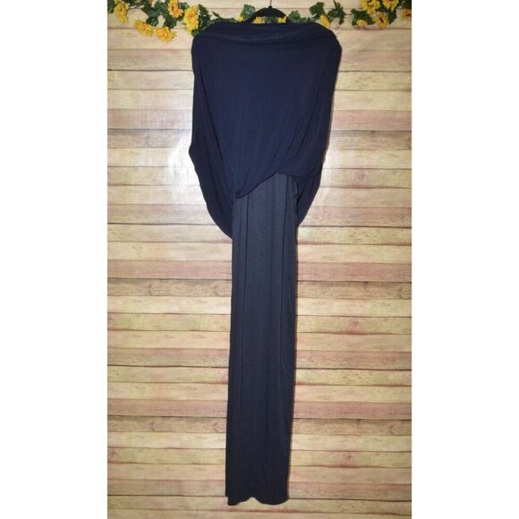 NWT Sorella Vita 9134 Navy Sapphire Blue Size 8 Bridesmaid Dress FIts XS/S Maxi - Picture 5 of 11